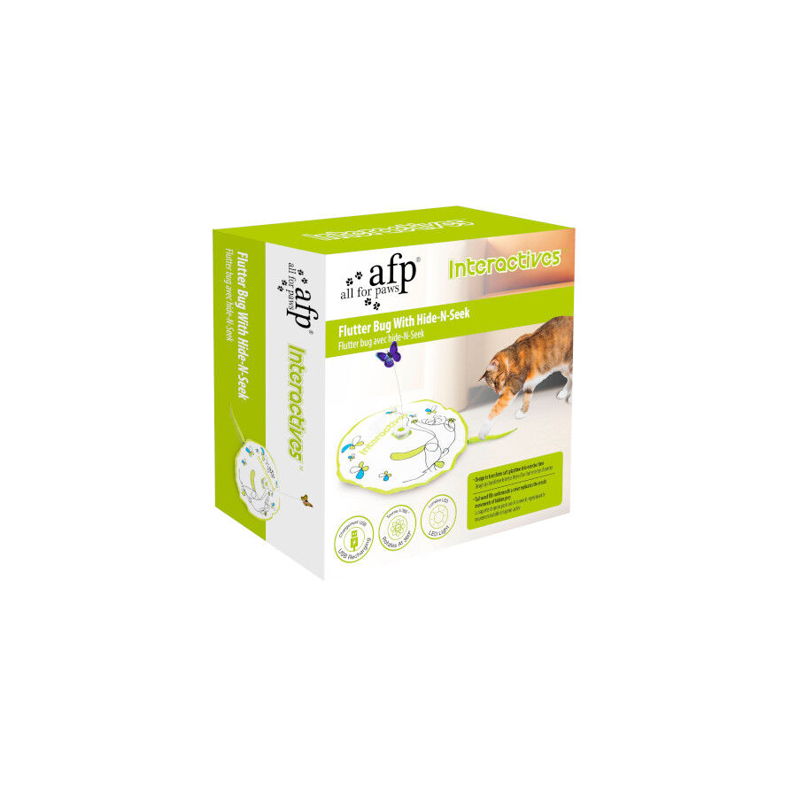 All For Paws Interactives  Juguete Piel Insecto para gatos, , large Imagen numero 4