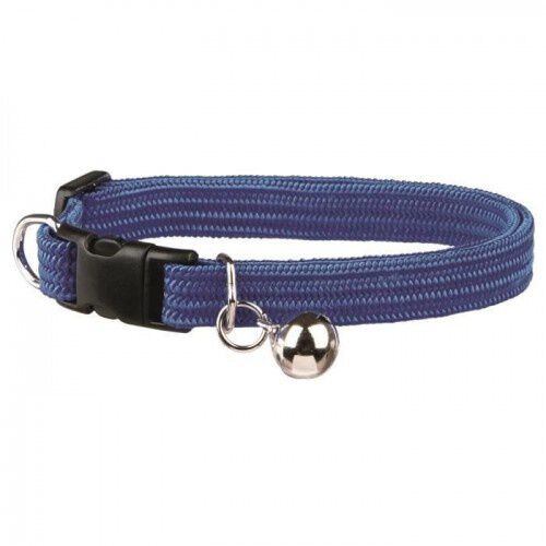 Trixie Collar de Nylon Elástico Azul para gatos