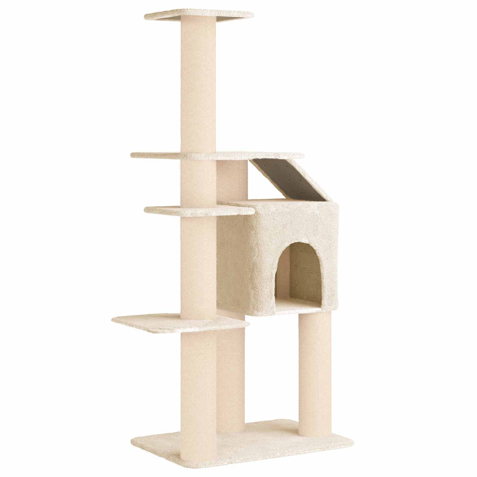 vidaXL &Aacute;rbol para gatos con postes de sisal Torre Gatos Muebles Felinos, , large Imagen numero 1