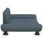 vidaXL Cama para perros de tela gris oscuro 70x45x28 cm, , large indicador imagen numero 3