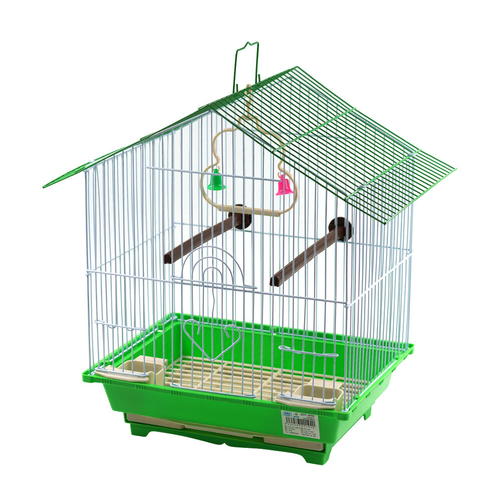 DZL Jaula para pajaros con comederos,Palos y Columpios (38*30*23cm) Color Entrega Azar, , large Imagen numero 3