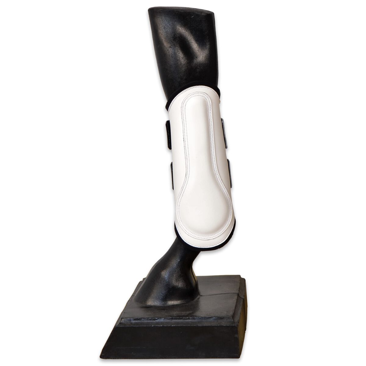 Guarnicioneria Los Nietos Protector Cuero Y Neopreno Color Blanco Equipamiento Para El Caballo