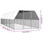 vidaXL Jaula gallinero de acero galvanizado 3x12x2 m, , large indicador imagen numero 43