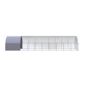 VidaXL Gallinero Exterior plateado