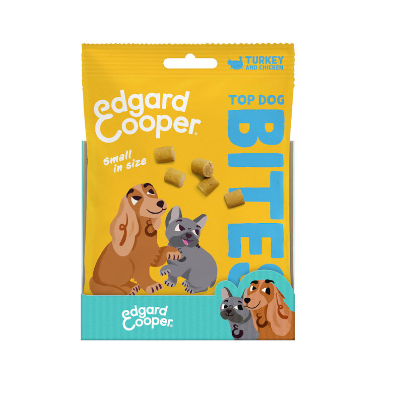 Edgard &amp; Cooper Bocaditos Mini de Pavo y Pollo para perros thumbnail