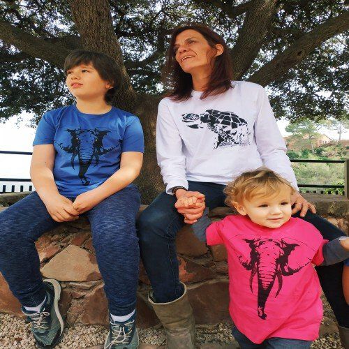 Camiseta unisex tortuga color Blanco thumbnail