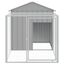 vidaXL Gallinero con corral acero galvanizado gris claro 117x609x123cm, , large indicador imagen numero 22