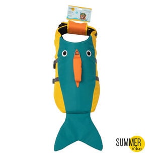 Summer Vibes Chaleco pez salvavidas para perro