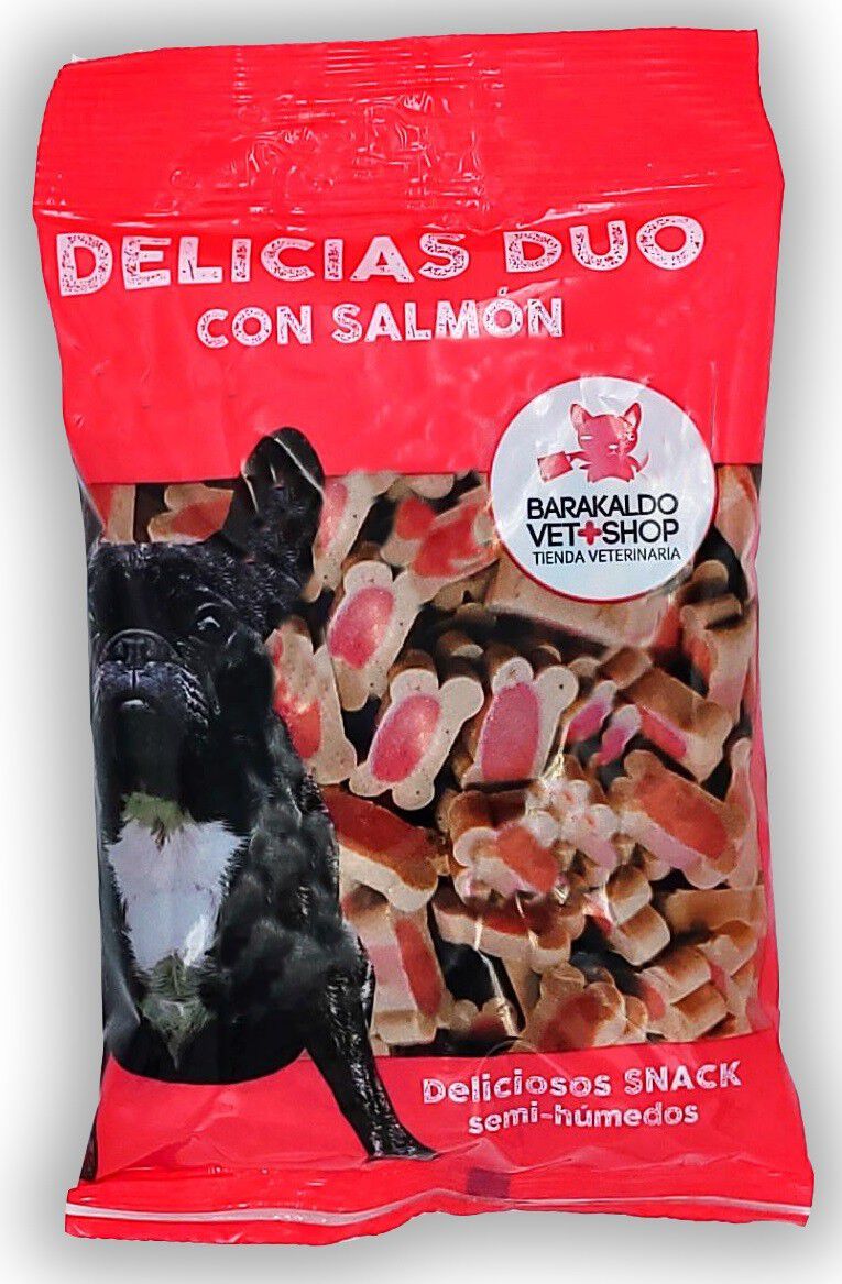 Snack Delicias Duo Salm&oacute;n Barakaldo Vet Shop | Snack para perros adultos Delicias Duo con Salm&oacute;n Barakaldo Vet Shop., , large Imagen numero 1