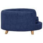 VidaXL Sofá de Madera Maciza Azul para perros, , large image number null
