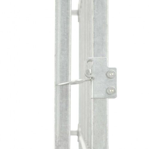 Perrera exterior de metal color Plateado, , large Imagen numero 8