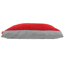 Gauty Cama Tela de sarga gris y rojo para Perros y Gatos