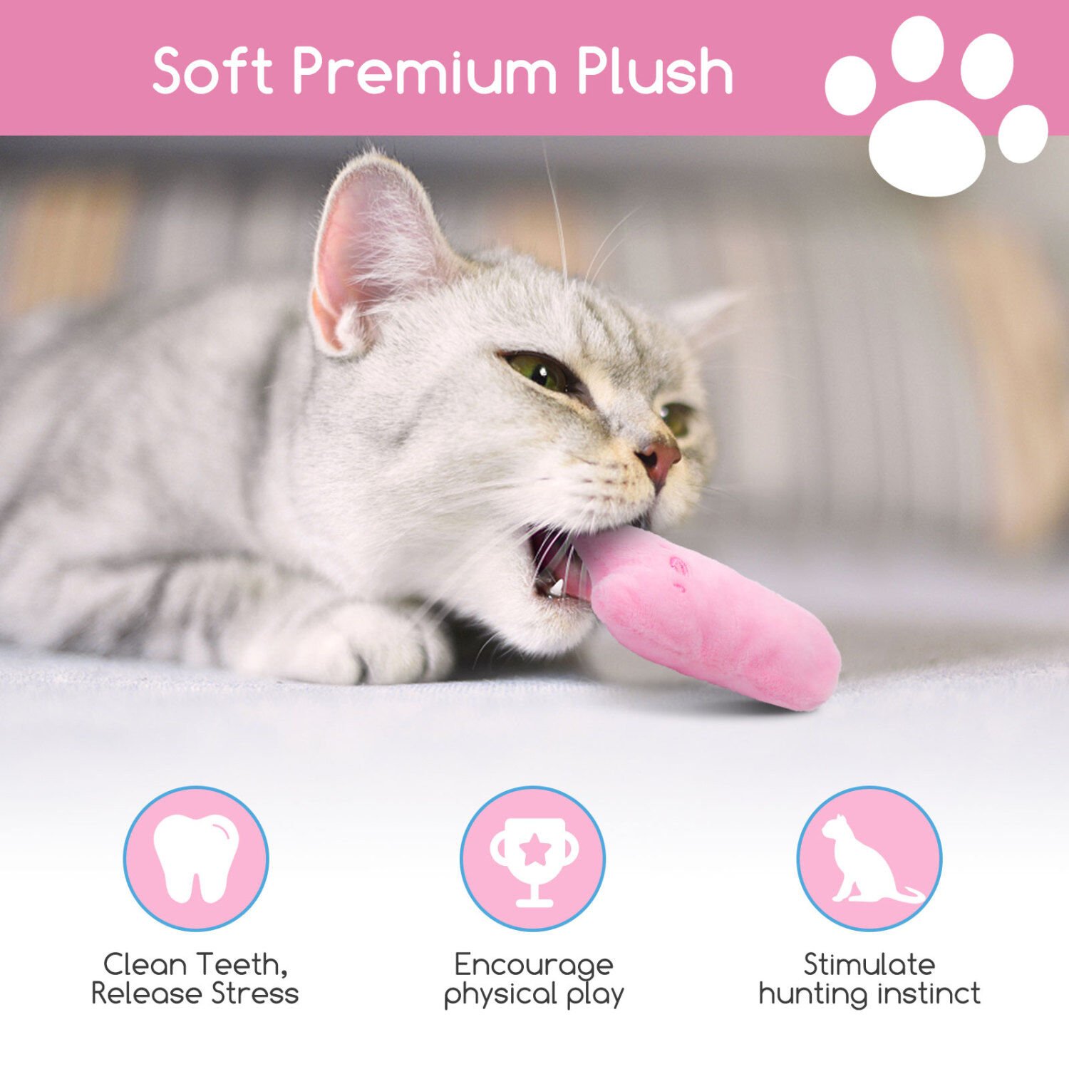 Nobleza Kit de Juguetes con Catnip para gatos thumbnail