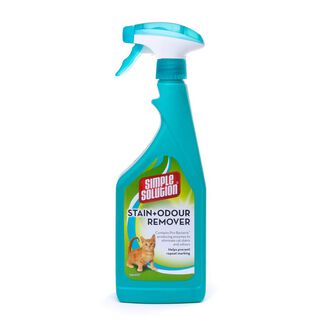 Simple Solution Spray Eliminador de Olores para bandejas de gatos