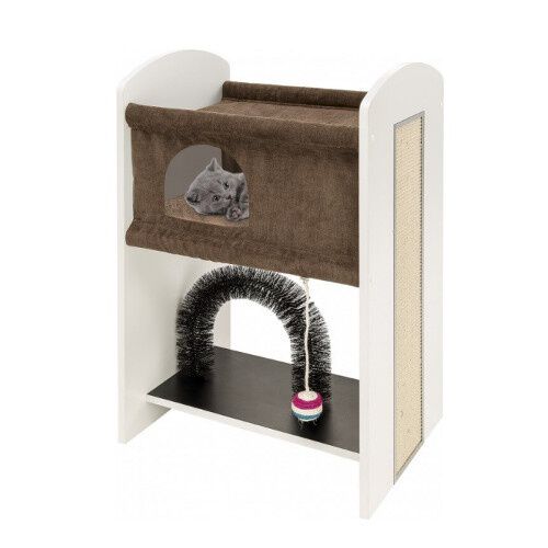 Ferplast Mueble rascador con cuna para gatos Imagen numero 1