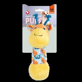 FOFOS | Peluche Jirafa con Sonido - Para Cachorros/Perros de Raza Peque&ntilde;a