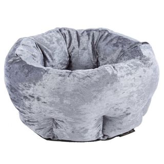 Cama Donut para mascotas color Gris