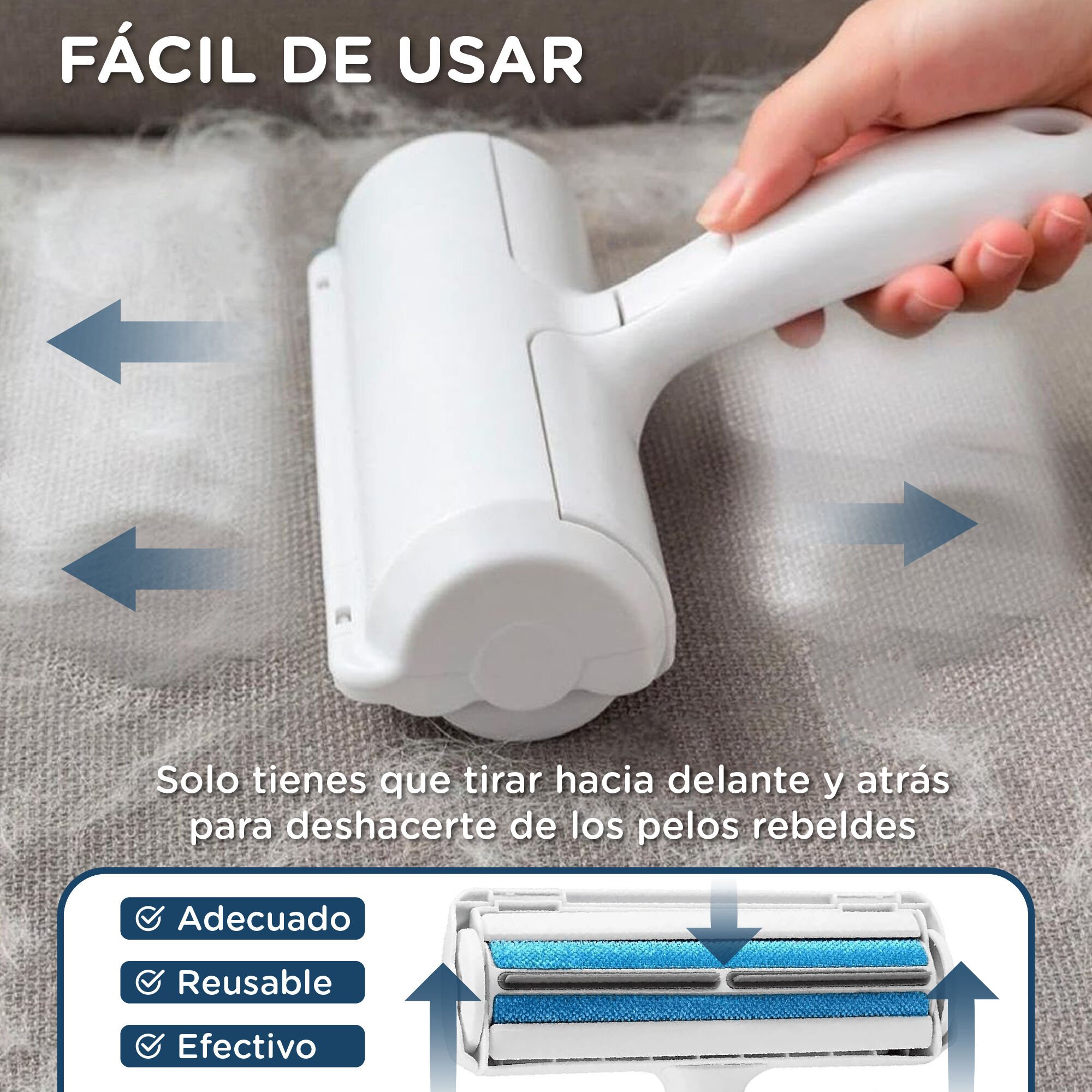 TheKingPet Rodillo Quitapelos para Perros y Gatos thumbnail