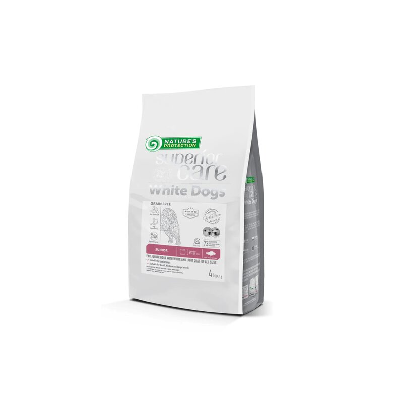Nature’s Protection White Dog Sin Cereales Pienso Perros Junior 4 Kg