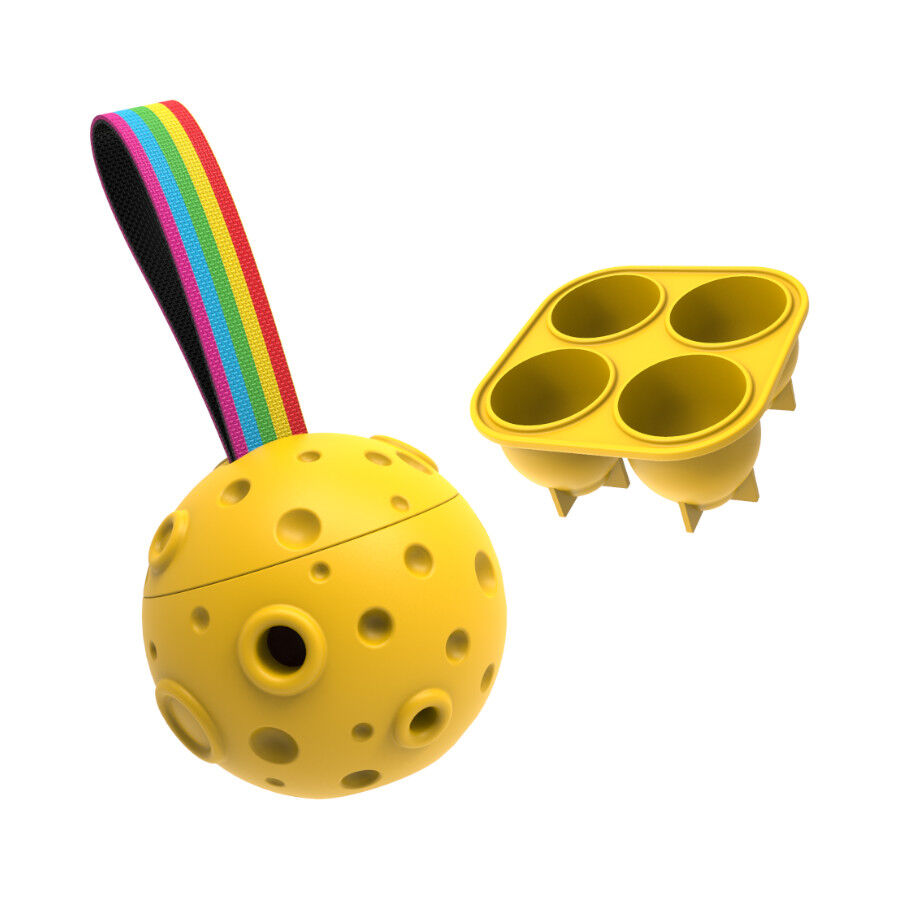 Summer Vibes Pelota fría portagolosinas para perros thumbnail