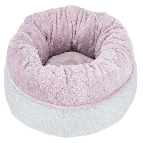 Trixie Junior Cama Redonda Gris con Lila para perros, , large Imagen numero 2