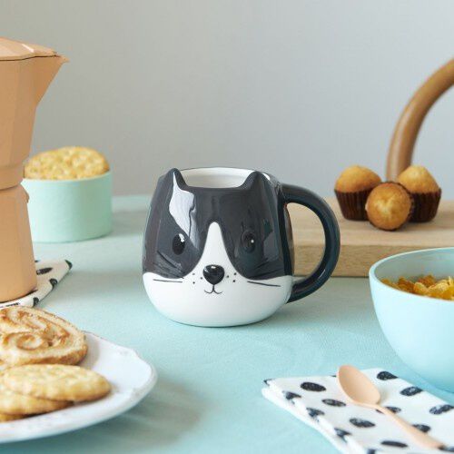 Balvi taza mug kitty color blanco forma gato, , large Imagen numero 2
