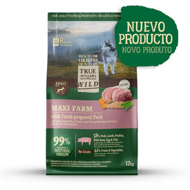 True Origins Wild Maxi Farm Cerdo pienso para perros