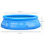 Outsunny Piscina Hinchable Redonda 4.000 Litros Ø274x76 cm para 3-4 Personas Piscina Inflable Familiar Adultos y Niños con Inflador de Mano para Jardín Patio Exterior Azul, , large indicador imagen numero 3