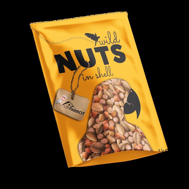 Your Parrot Nueces Silvestres con cáscara para loros thumbnail