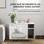 PawHut Mueble Arenero Blanco, , large indicador imagen numero 5