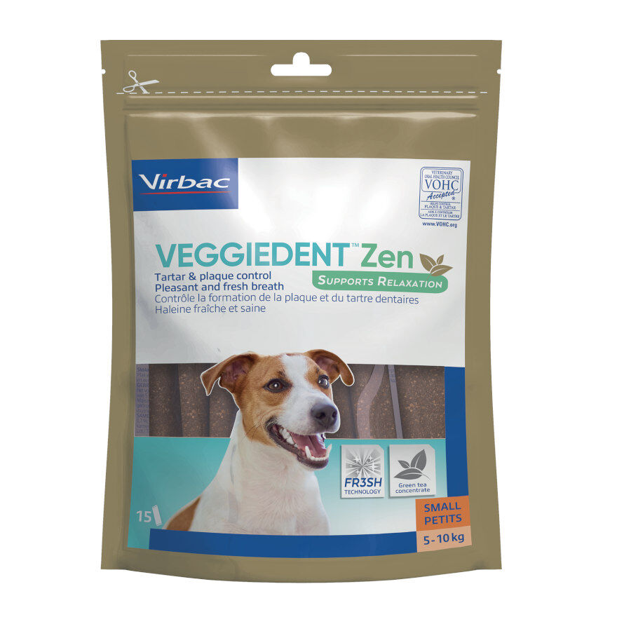 15 barritas Virbac L&aacute;minas Veggiedent Zen S para perros, , large Imagen numero 2