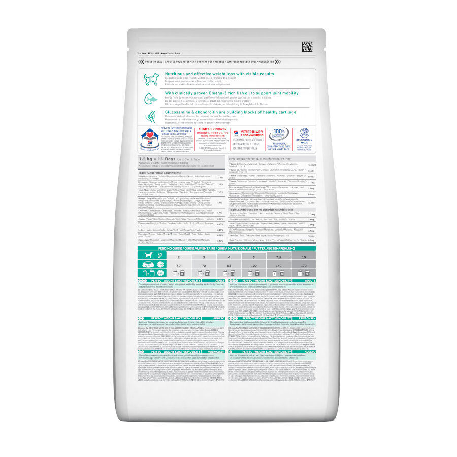 1.5 kg Hill's Science Plan Perfect Weight y Active Mobility Small y Mini Pollo pienso para perros, , large Imagen numero 7