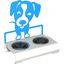 Mural Mod. baby dog color Azul, , large indicador imagen numero 1