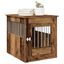 vidaXL Jaula para perros madera ingeniería madera vieja 64,5x80x71 cm, , large indicador imagen numero 2