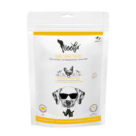 Pawfect Delicias de carne seca: pollo y mango para perros