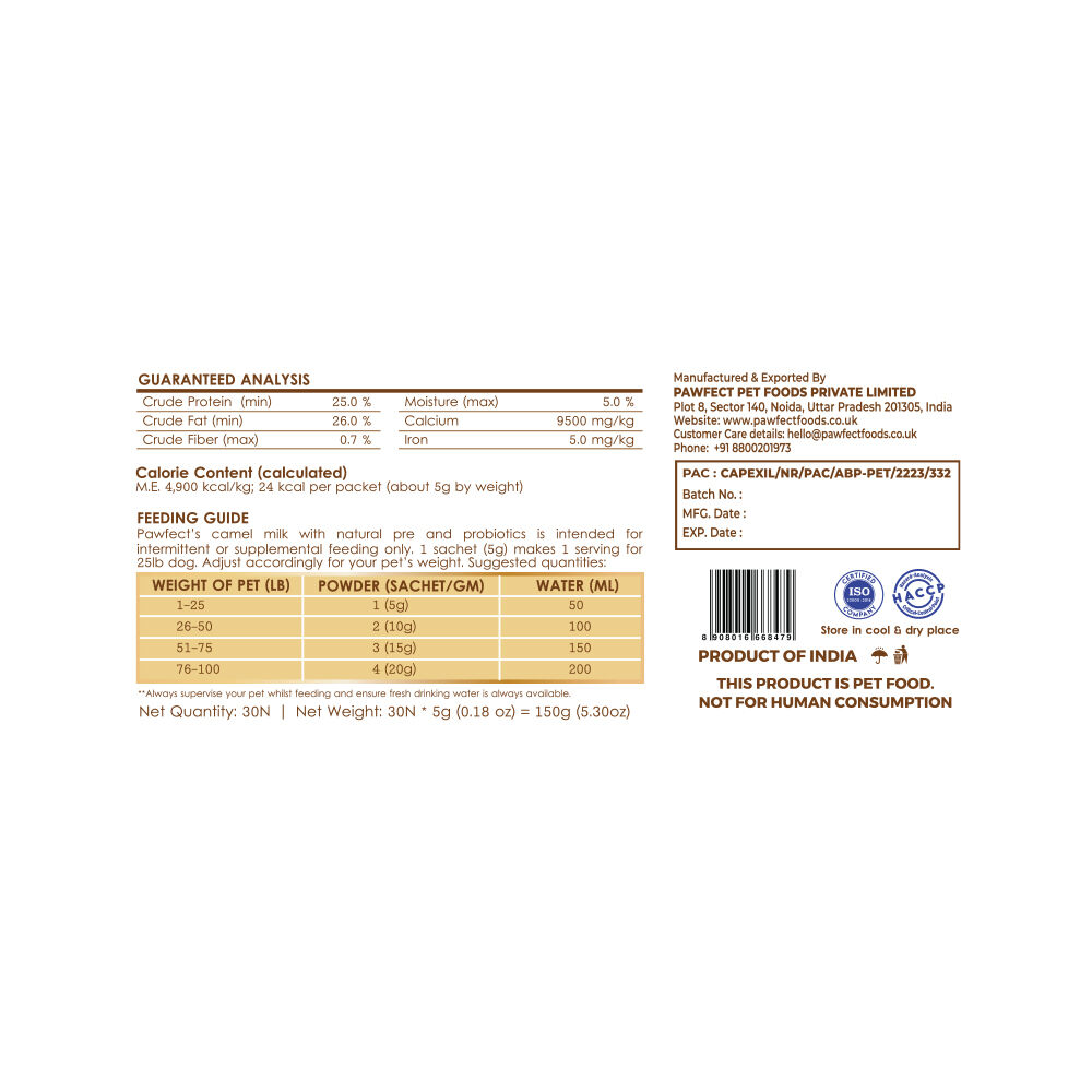 Nature's Sip para perros: 100 % leche de camello (150 g/5,29 oz), , large Imagen numero 2