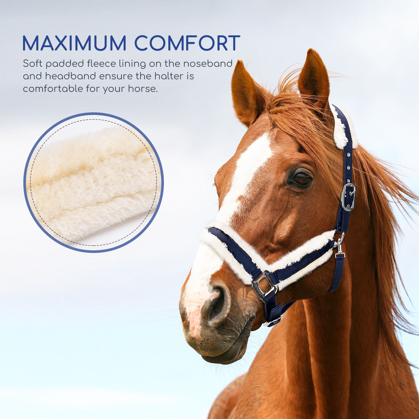 Nobleza Cabestro De Nudos Para Formación De Hípica para caballos thumbnail