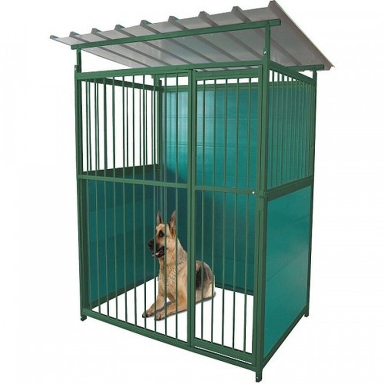 Perrera lacada para perros color Verde, , large image number null