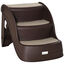 PawHut Escalera para Perros de 3 Peldaños Plegable Escalón de Plástica para Mascotas con Alfombras Antideslizantes para Cama Sofá Carga 15 kg 49x38x38 cm Marrón, , large indicador imagen numero 1