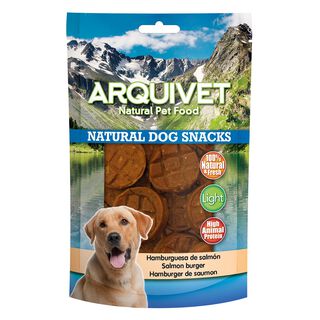 Arquivet Snacks Naturales Hamburguesa de Salmón para Perros