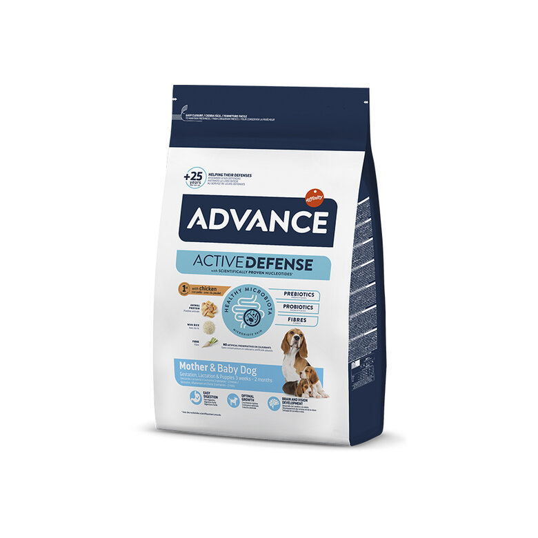 Advance Defense Mother & Puppy Active Pollo y Arroz Pienso, , large image number null