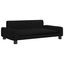 vidaXL Cama para perros de tela negra 70x45x30 cm, , large indicador imagen numero 5
