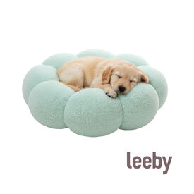 Leeby Sof&aacute; Flower Bed Swirl Azul para perros