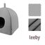 Leeby Iglú Antideslizante Gris para gatos, , large indicador imagen numero 3