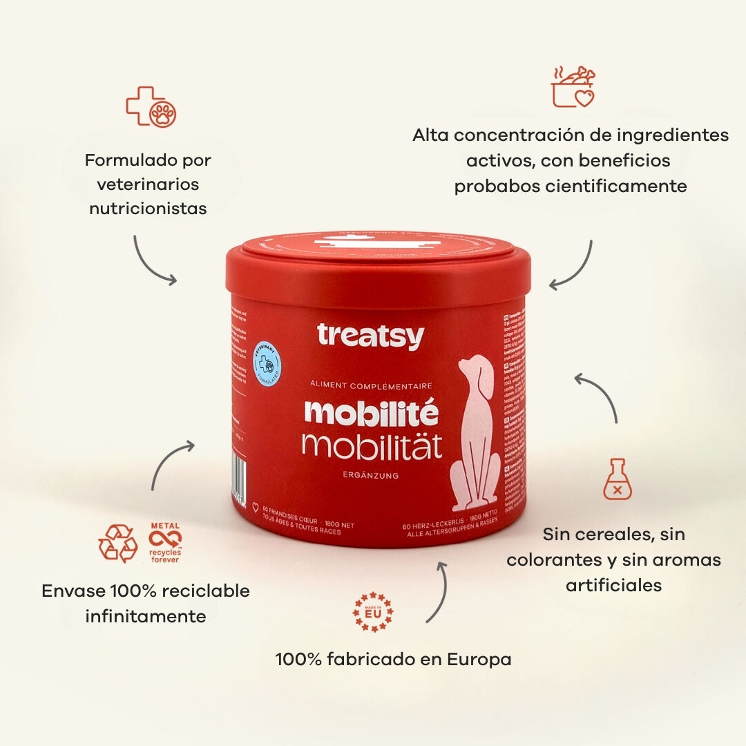 Treatsy Complemento Alimenticio – Movilidad &amp; Articulaciones para Perros thumbnail