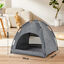 Nobleza Cama para Gatos y Perros, Cueva Mediana Lavable con Cojín Extraíble, Casa para Mascotas, Ideal para Uso en Exteriores e Interiores, , large indicador imagen numero 2