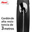 Flexi New Classic Correa de Cord&oacute;n Extensible Negra para perros, , large indicador imagen numero 3