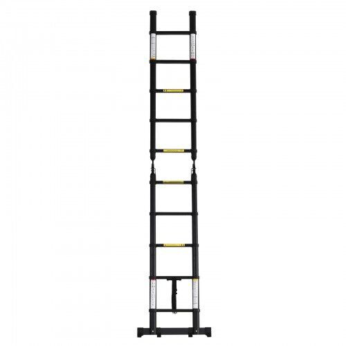 Escalera telescopica plegable color Negro thumbnail