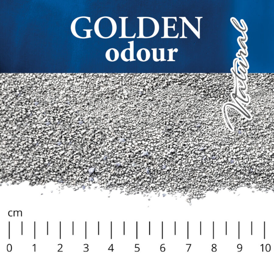 14 kg Golden Odour Arena Aglomerante Absorbe Olores para gatos, , large Imagen numero 6