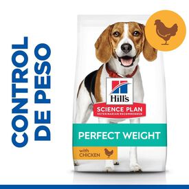 Hill's Science Plan Perfect Weight Adult Medium Pollo pienso para perros